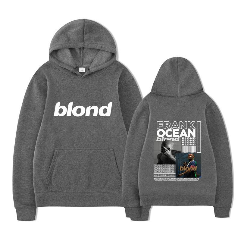 New blond Amazon autumn and winter new fleece urban casual hooded sweater