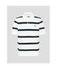 Binpolmen Bold Stripe Collared Neck Knit White (Bc5451C421)