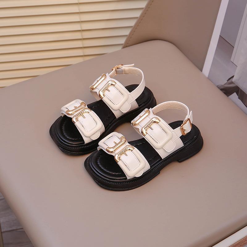 Женские модные сандалии на толстой подошве Повседневные пляжные и спортивные балетки студенческий стиль Size 26-30 5 Pairs грязно-белый 1690₽