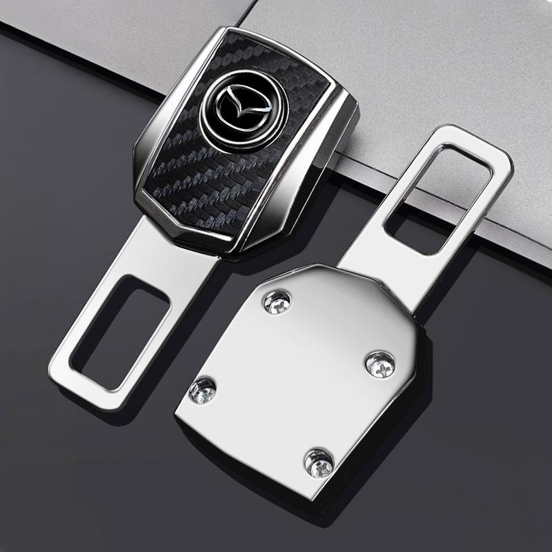 Car Seat Belt Clip Extender Alloy Seatbelt Lock Buckle Plug for Mazda 3 bk bl bj bn 323 Axela Atenza CX-3 CX-4 CX5 Accessories