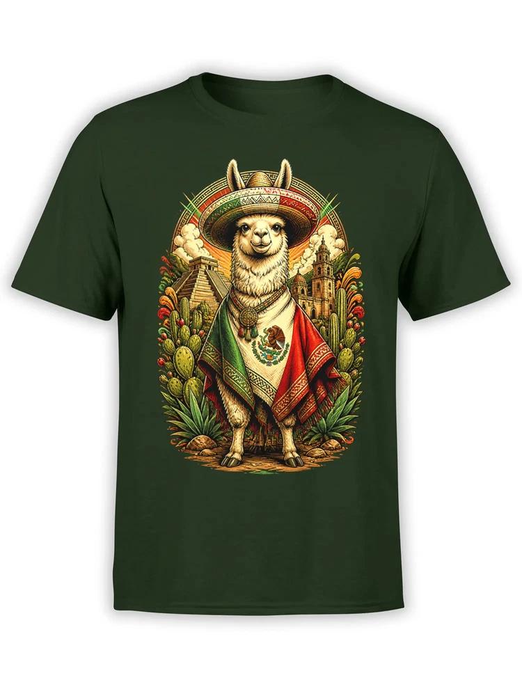 Viva Llama Mexico Llama TShirt Unisex S
