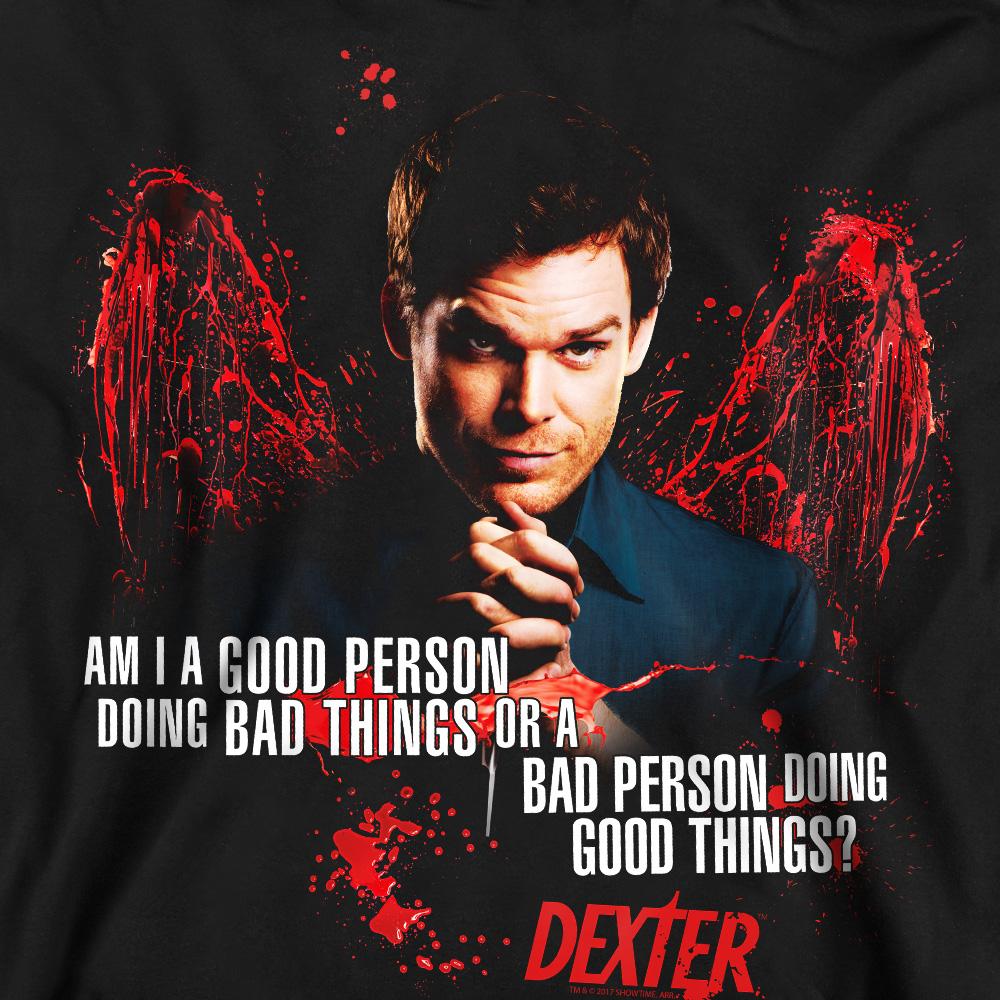 Dexter Unisex Adult Good Bad Sweatshirt