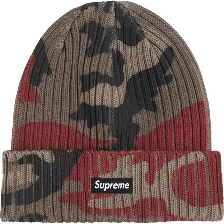770084 Supreme Overdyed Beanie (26SS) Red Camo One-Size