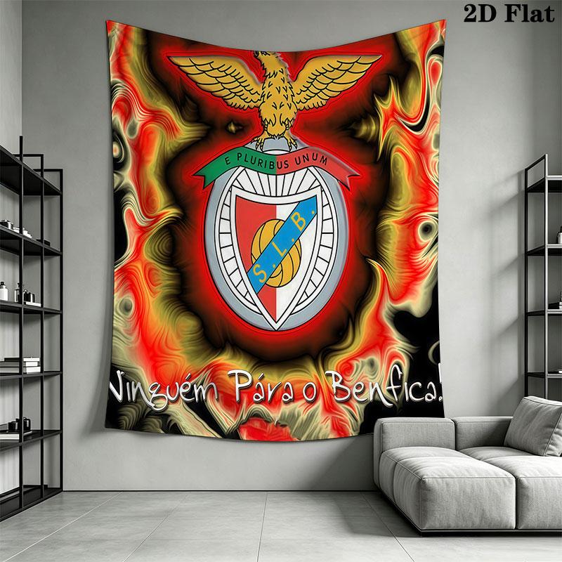Benfica POSTER Wandbehang Gedruckte Stoffdecke Dekorative Wandteppiche für Schlafzimmer Wohnzimmer Heimdekoration