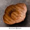 Handmade Bamboo Cup Holder, Lacquer Rattan Coaster, Pot Bearing Heat Insulation Mat, New Chinese Zen Kung Fu, Tea Ceremony Tea Set Accessories