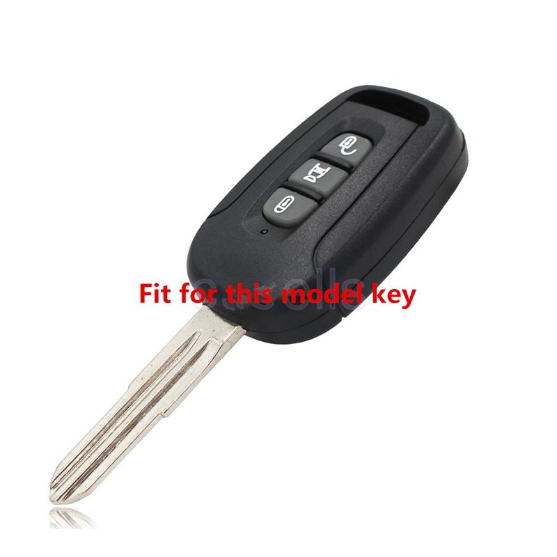 silicone car key cover case for Chevrolet Captiva 3 button key