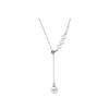 2023 New Niche Design 925 Sterling Silver Pearl Necklace - Light Luxury Clavicle Chain for Women