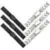 Smartwatch Adjustable Band Straps Wristband Bracelet Wear Resistance Unisex Waterproof with Double Press Fold Over Clasp