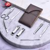 THREE SEVEN TSM-715 Carbon Steel Nail Clipper & Ear Pick Set