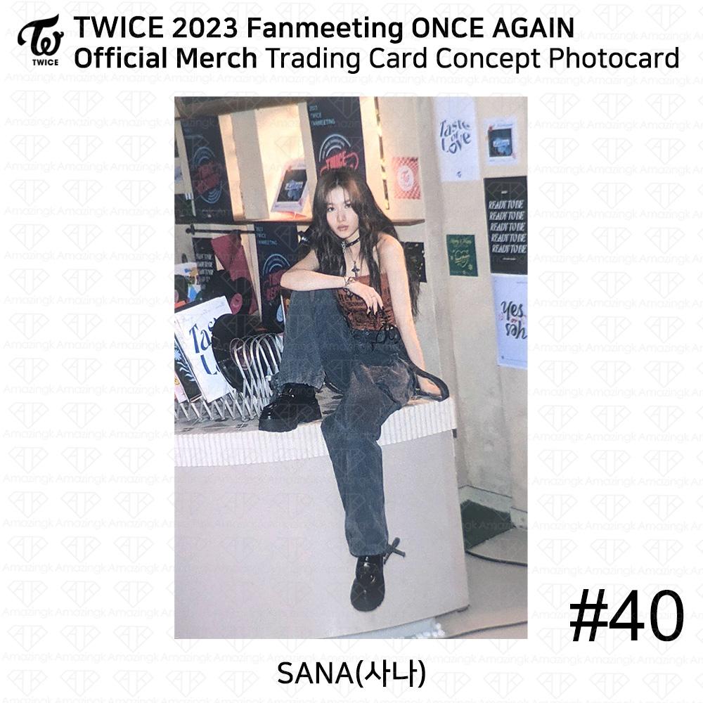 Twice 8. Jahrestag ONCE AGAIN Fanmeeting Pop-up MD Sammelkarte Fotokarte
