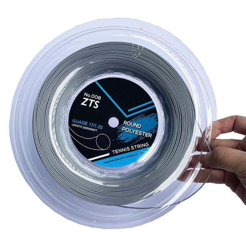 Elastic Tennis String Reliability Tennis Racket String Versatiles Tennis String for Consistent Play and Reduced Friction