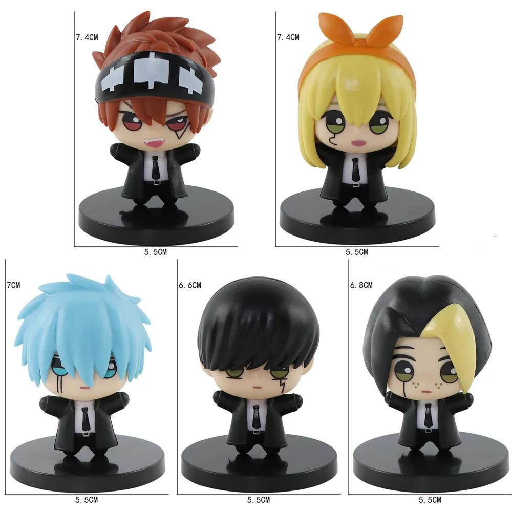 5 шт./компл. Mashle Q версия Kawaii рисунок игрушка пюре бордовый Caldo Cosina — фото 6