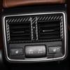 Real Carbon Fiber Car Accessories Rear Air Vent Trim Cover Soft Sticker For Subaru Forester SK      2024