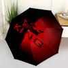 1pc Kingdom Emblem Umbrella with Plastic Handle,Suitable for All Seasons UmbrellaPT489