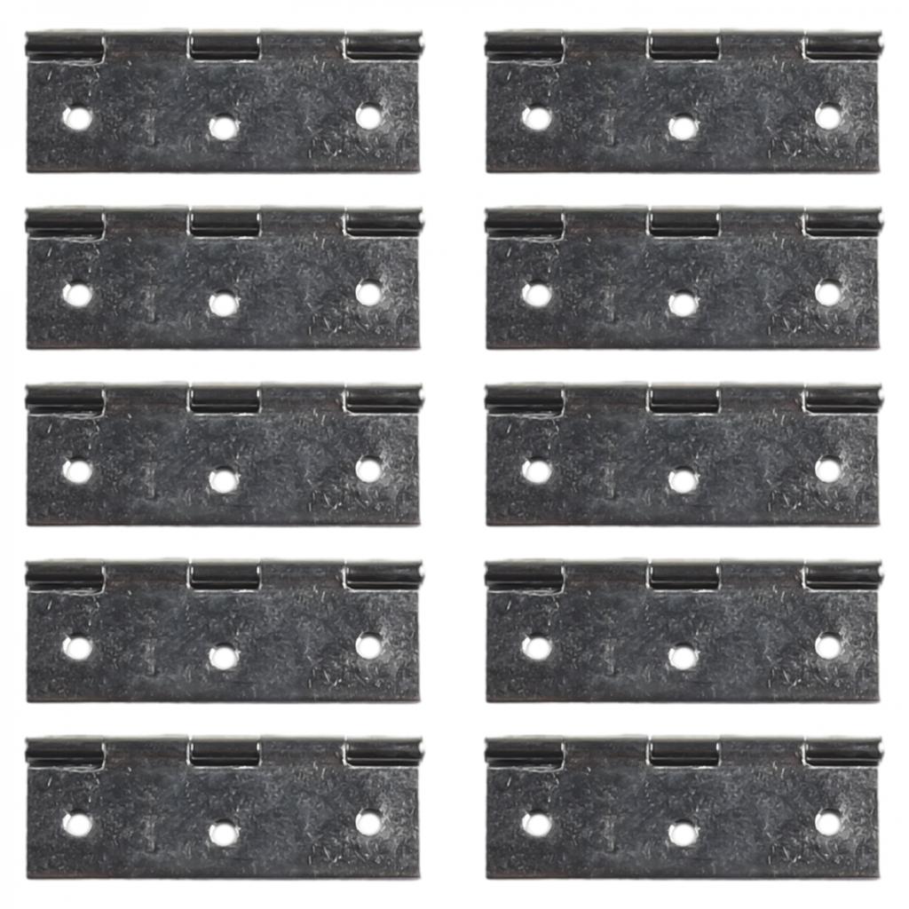 10pcs Hinge 7.5x5 Cm Bearing Butt High-gloss Polish