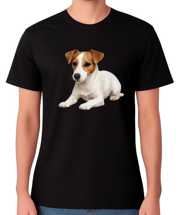 

Jack Russell Terrier Puppy Graphic Unisex T-Shirt Cute Dog Lover Tee 5XL різнокольоровий