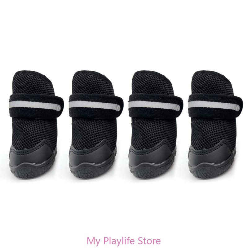Breathable Pet Dog Shoes Casual Walking Booties Durable Footwear for Small Dogs Kitten Outdoor Dogs Protect Booties