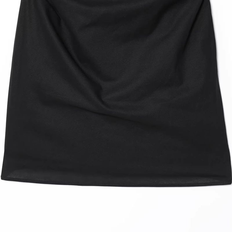 Araltay New Arrival Fashion Style Women's Clothing Fashionable All-Match Short Cotton and Linen Blended Sleeveless Waist Ruched Dress