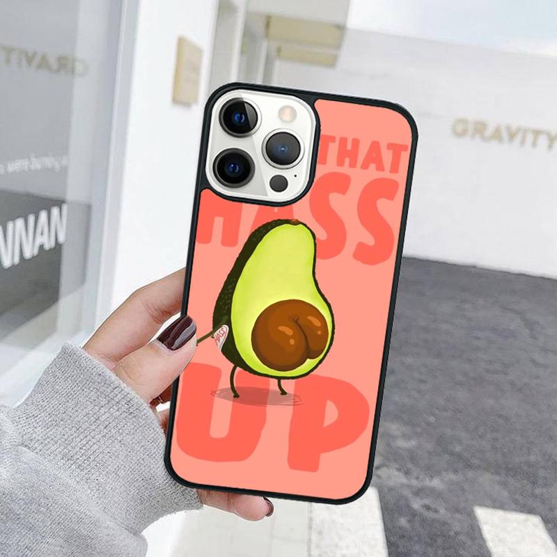 

Cute Avocado Fruit Phone Case For iPhone 17 Air 15 16 Cover 11 13 14 Pro Max 12 Plus Max Fundas iPhone 15pro