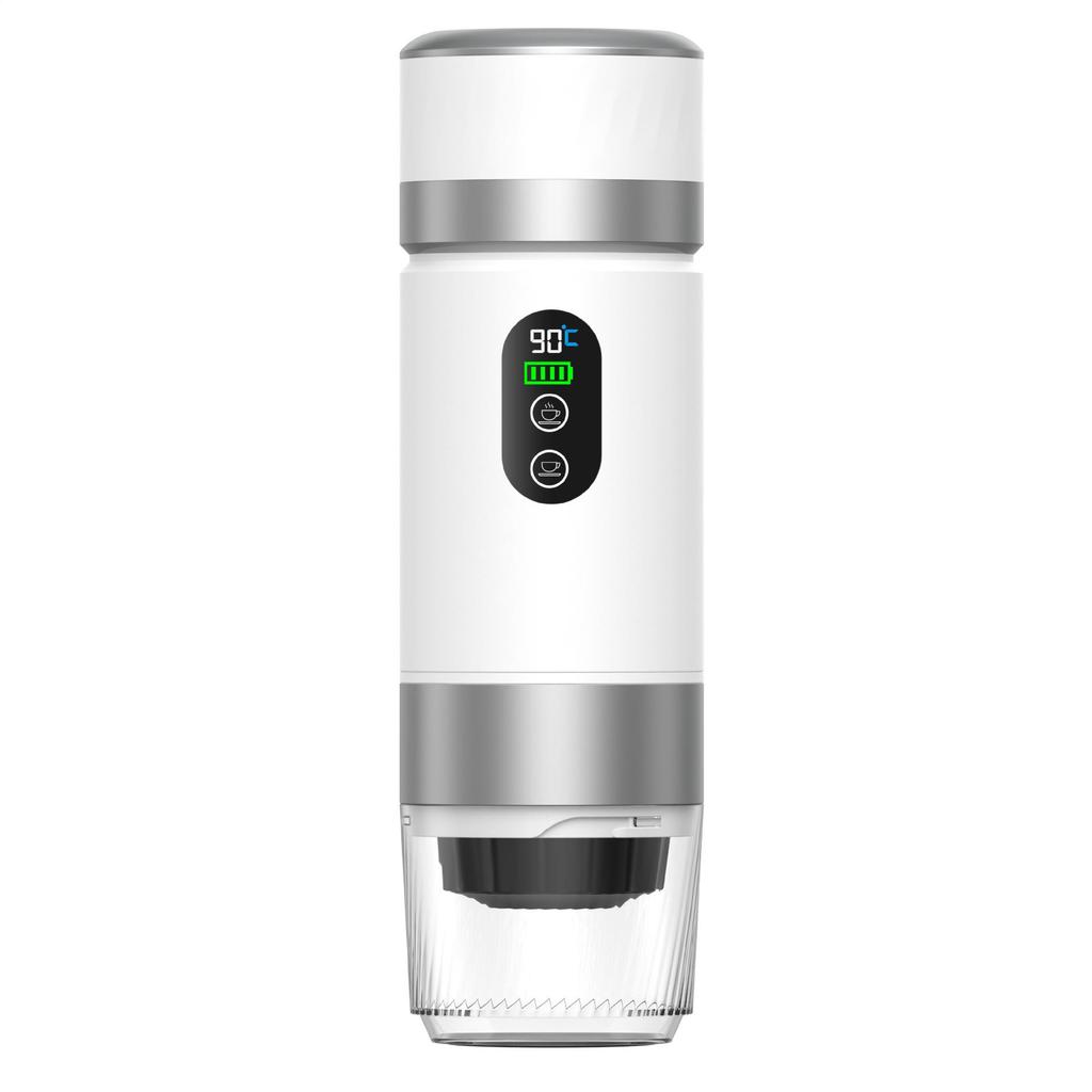 Wireless Portable Capsule Coffee Maker with Detachable Battery - Ideal for Outdoor, Travel, and Home Use