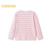 Balabala Unisex Striped Long-Sleeve T-Shirt