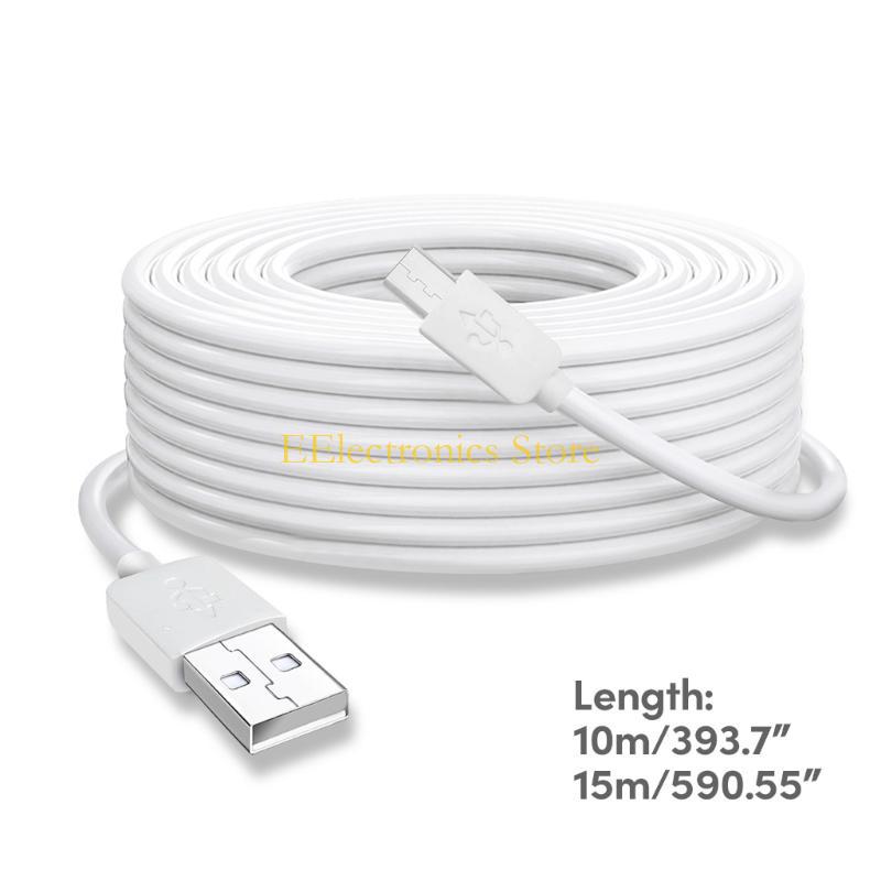 B03C Super Long USB to Micro USB Charging Cable for Thermometer / Camera Long Durable Wire 393.7in/590.55inch