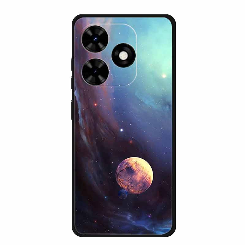 For Tecno Spark Go 2024 Case Luxury TPU Silicone Soft Back Cover Phone Cases for Tecno SparkGo 2024 BG6 Shockproof Flower Fundas