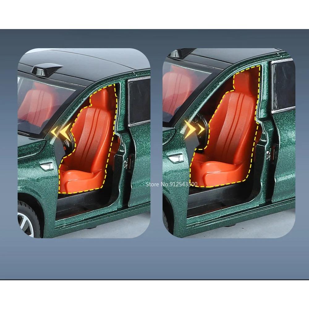 1/24 Scale LI L9 Toy Car Models Alloy Diecast Simulation with Sound Light Pull Back Model Car Toys for Boys Birthday Collectible Gifts