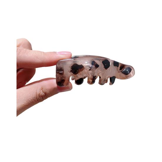 

1/4Pcs Hairpin Curved Banana Shape Twist Clip Stable Claw Grip Non-Slip Resin Hair Barrette Lightweight Hair Accessories
