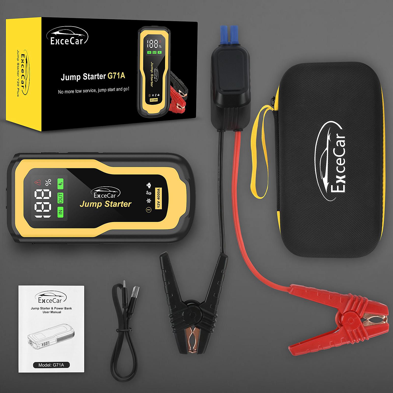 

G71A пусковое устройство 4000A автомобильный аккумулятор усилитель зарядное устройство стартер автоматическое пусковое устройство аварийный запуск портативный внешний аккумулятор