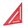 Righello a Squadra Triangolare in Lega di Alluminio Ispessito 45°/90°: Utensile multifunzionale per la lavorazione del legno