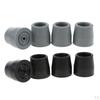 4 Ferrule Rubber Crutch Tip Securely On Broken Ground Rock Mud