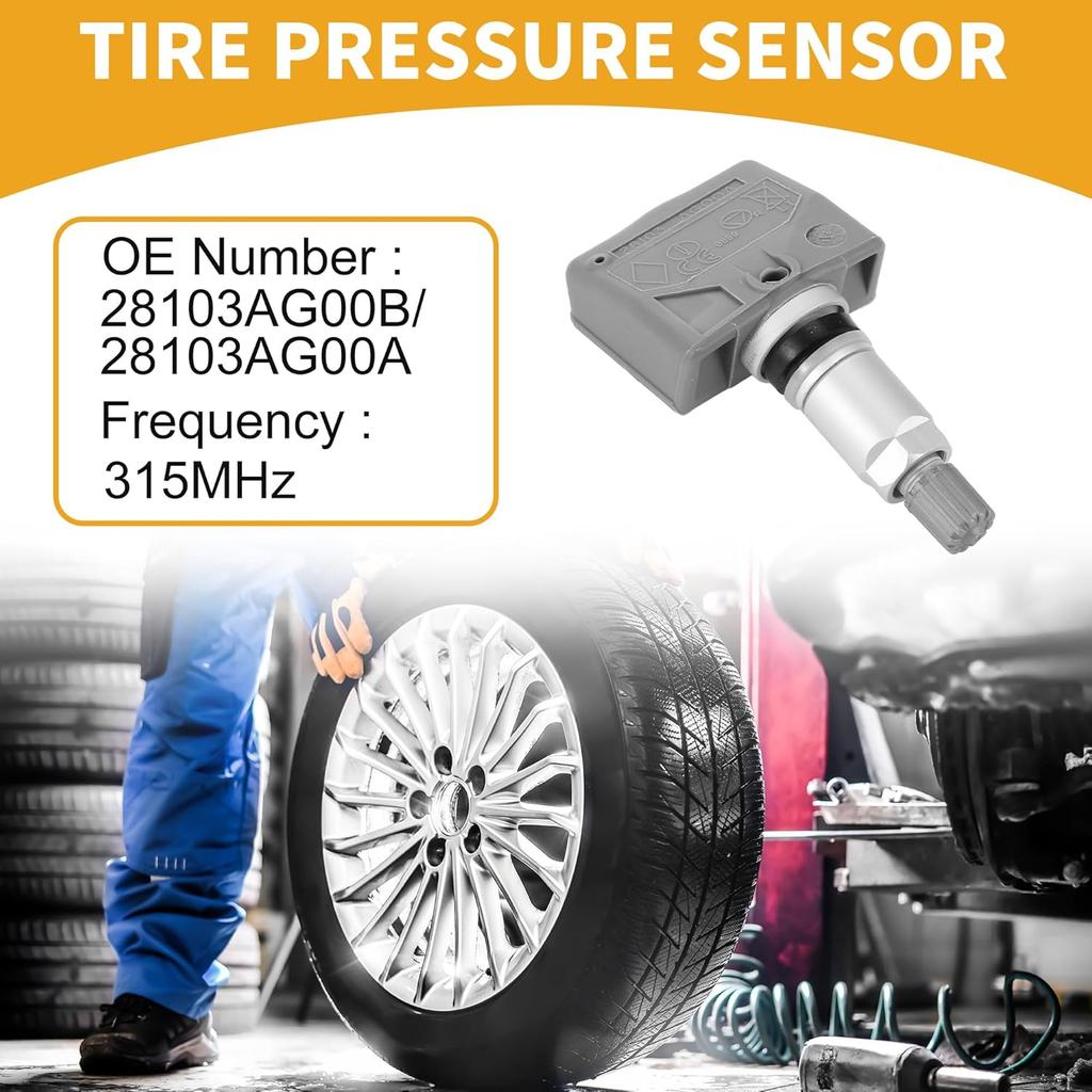 Tire Pressure Sensor No.28103AG00B/28103AG00A TPMS Sensor for Subaru Legacy 2005-2008