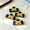 Charming Bear Claw Hair Clip for Women - Elegant Carton-Style Bun & Headdress Accessory