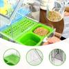 Large Capacity Bird Parrot Feeding Box 3 in 1 Hanging Bird Bath Bird Feeder  Bird Cage Accessories