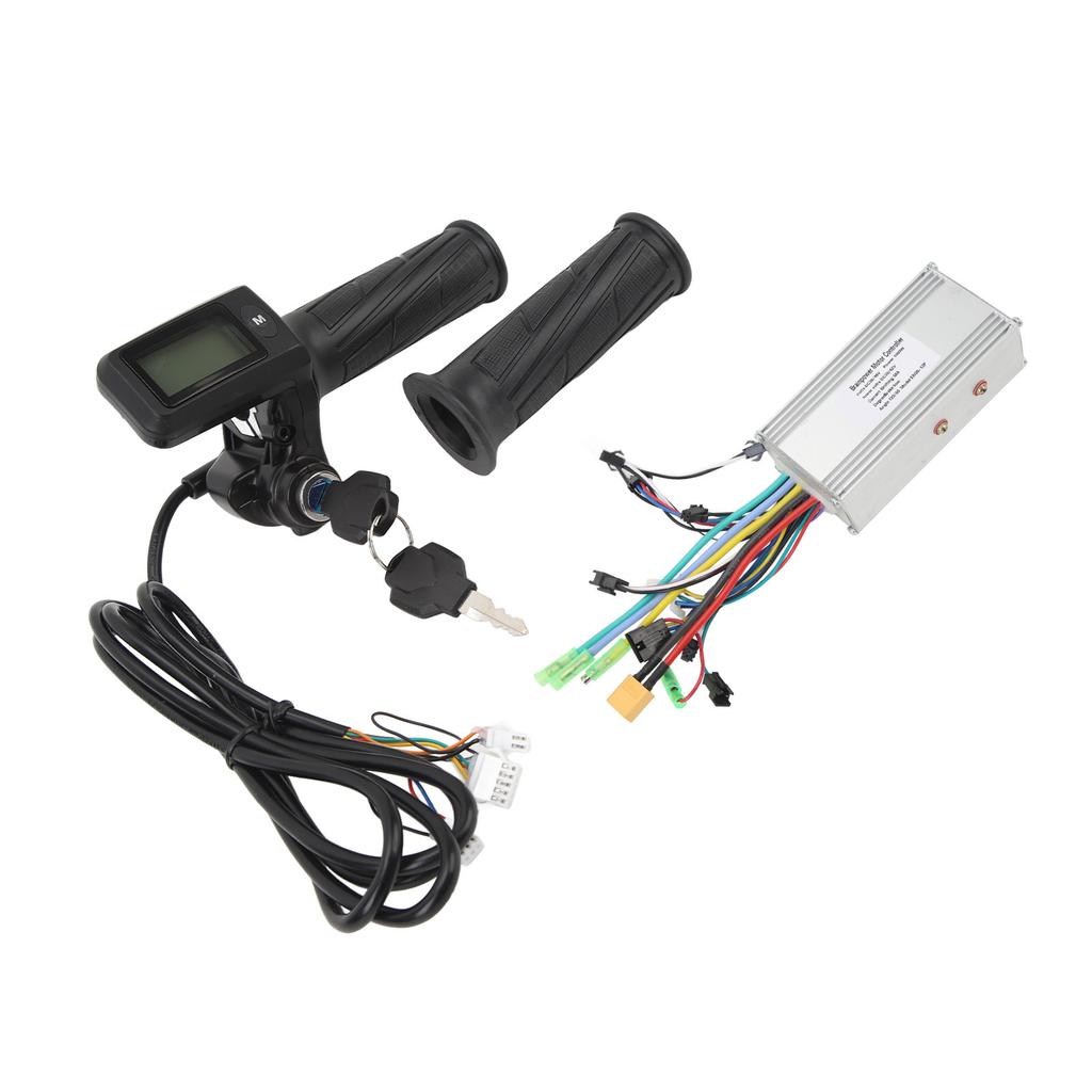 Electric Bike Controller Kit 36V 48V 1000W 38A 3 Modes Brushless Controller 805 Twist Throttle with Panel for Bike