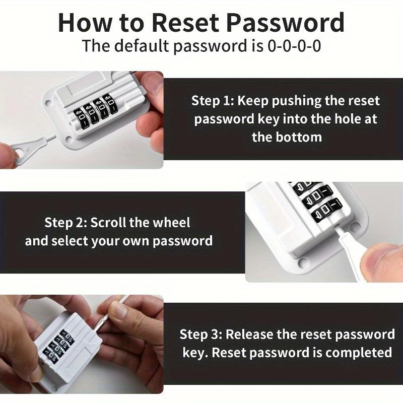 1 szt. Aluminiowy zamek do lodówki, Zamek do lodówki na kombinację z kodem, Zamek do szafy zamrażarki pionowej, Przemysłowy zamek zabezpieczający