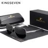 Kingseven Επώνυμα ανδρικά κλασικά γυαλιά ηλίου από αλουμίνιο Polarized UV400 καθρέφτης ανδρικά γυαλιά ηλίου