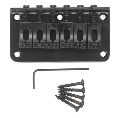 Hardtail Brücke 78mm Fest für Strat Tele 6 Saiten E-Gitarre Ersatz Zubehör