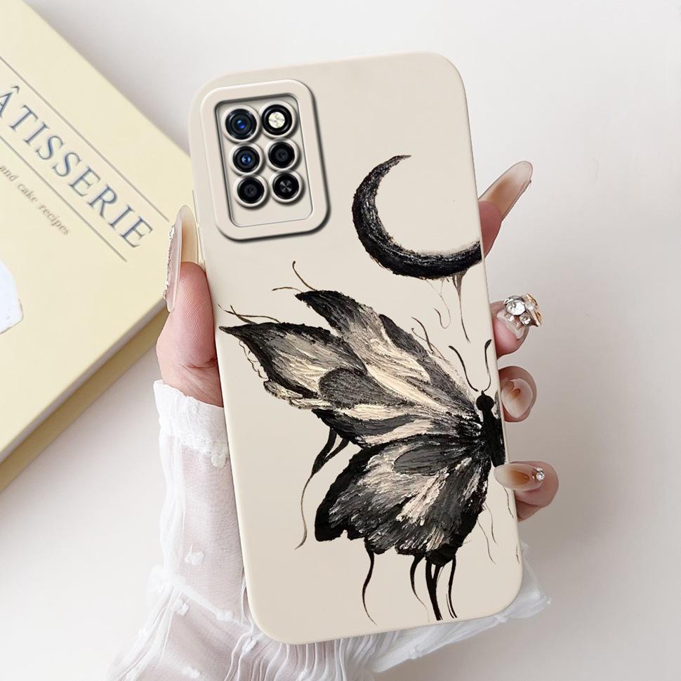 For Infinix Note 10 Pro Case X695 X695D Beautiful Flower Soft Silicone TPU Phone Cover For Infinix Note 10 Note10 Pro Case Funda