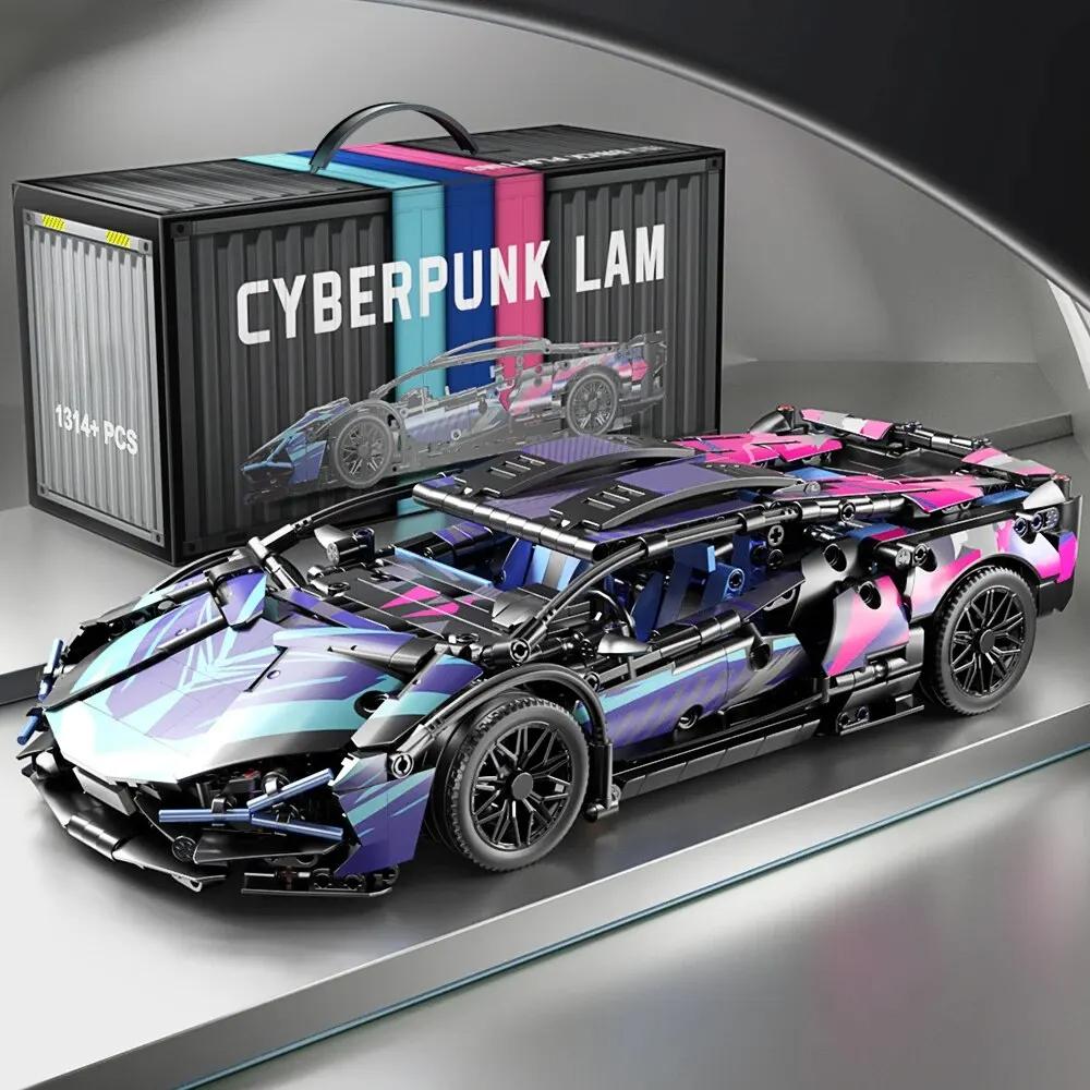 Technical Racing Sport Car Model Building Blocks City Mechanical Speed Vehicle Supercar Brick Puzzle Toys Kid Adult Gift