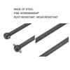 2Pcs RC Drive Shaft Steel Efficient Drivetrain Rust Resistant RC CVD Drive Shaft for   1Celsius5 Outcast Kraton 8s