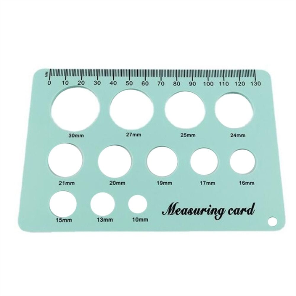 Durable Silicone Size Measure Flange Sizing Tools Nipple Ruler Breast Pump Measurement Tool