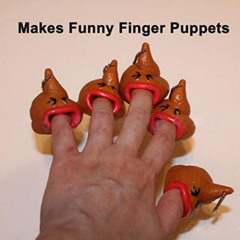 Tongue Sticking Stool Keychain Creative Prank Squeezing Novelty Stress Relief Venting Children'S Toys Party Gifts Stress Relief