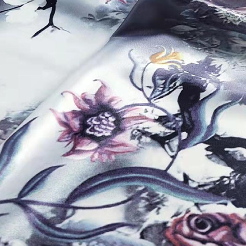 50x150cm Simulated Silk Satin Fabric DIY Party Cheongsam Tang Traditional Chinese Costumes Material Clothing Supplies