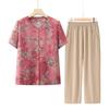 Women's New Chinese Style Printed Short Sleeve Top