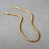Simple Personality Unique Snake Bone Chain Copper Plated 18K Real Gold Collarbone Chain Niche Design Temperament Versatile Necklace