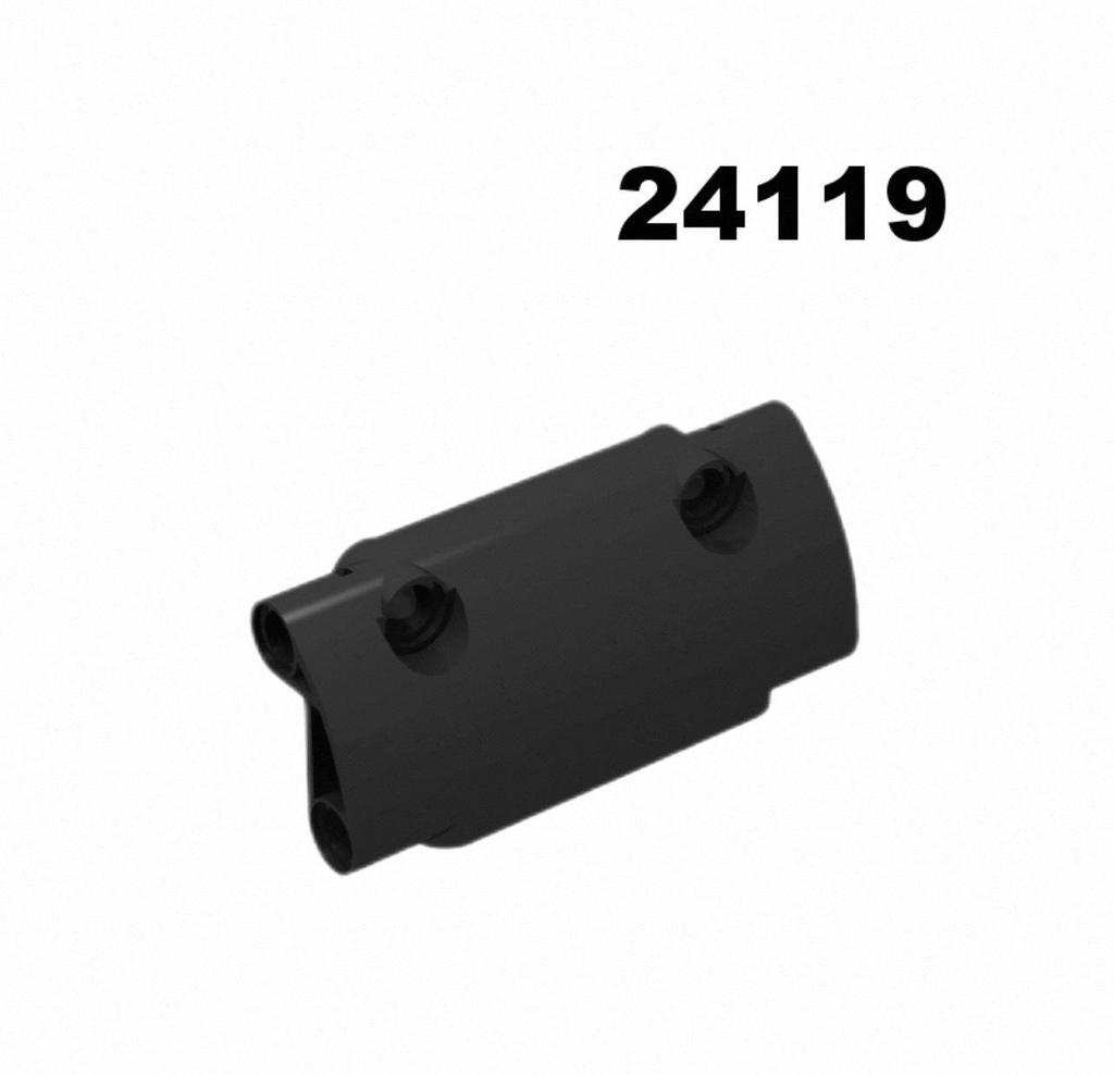 One Kilogram of 235 Domestic Building Blocks Compatible with 24119 7x3 Technic Panel (Lego Compatible)