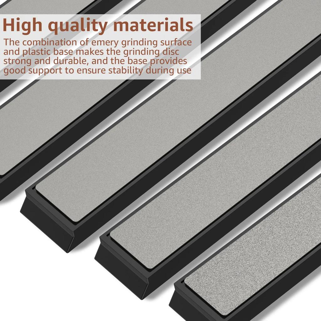 8PCS Diamond Knife Sharpening Stones 100-3000Grit Diamond Whetstones with a Non-Slip Base For RUIXIN PRO RX-008 RX-009