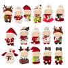 Christmas Costume Set 17cm Doll Outfit Santa Claus Clothes Santa Hat Dress Accessories Cute Dress Up Costume Set for Xmas Holiday Winter Gifts